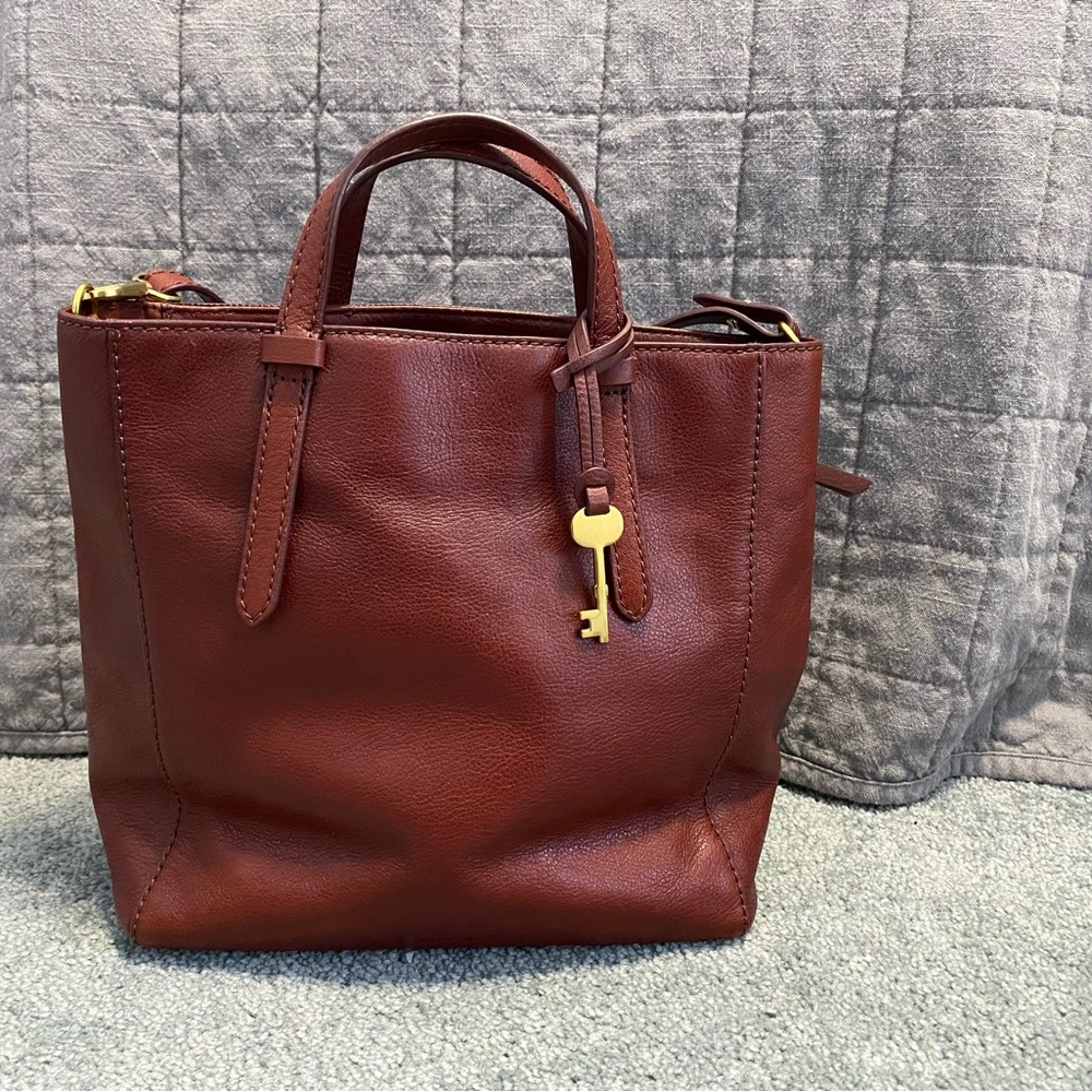 Fossil Camilla Leather Convertible Purse/Backpack